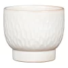 Scheurich Opale Hammered White Indoor Pot - 11cm