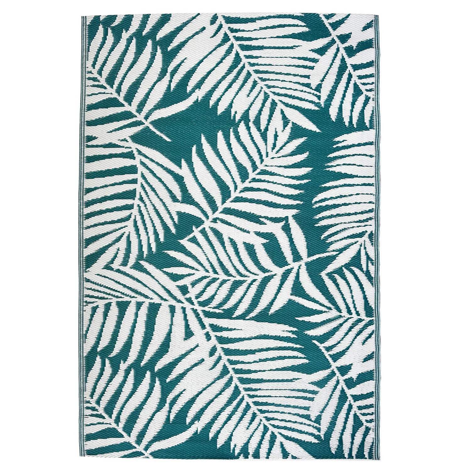 Homebase Outdoor Rug - Teal 160x230cm 1 Homebase Outdoor Rug - Teal 160x230cm