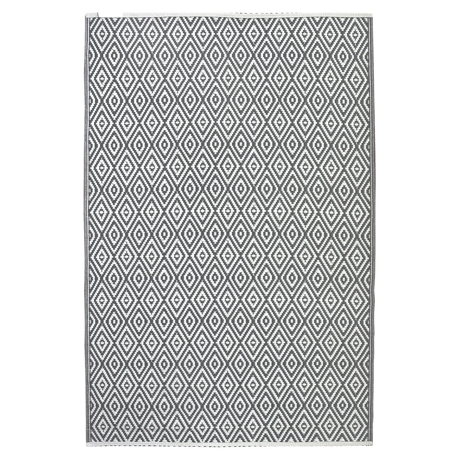 Homebase Outdoor Rug - Grey 240x300cm 2 Homebase Outdoor Rug - Grey 240x300cm - Image 2