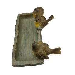Homebase Wood Log Bird Bath With Birds 9 Homebase Wood Log Bird Bath With Birds -Garden Tool Store 13955522 7495014596921816