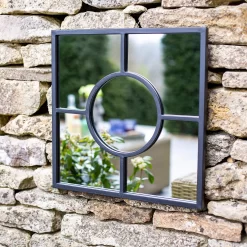 Black Square Garden Mirror 8 Black Square Garden Mirror -Garden Tool Store 13965928 1205001706754961