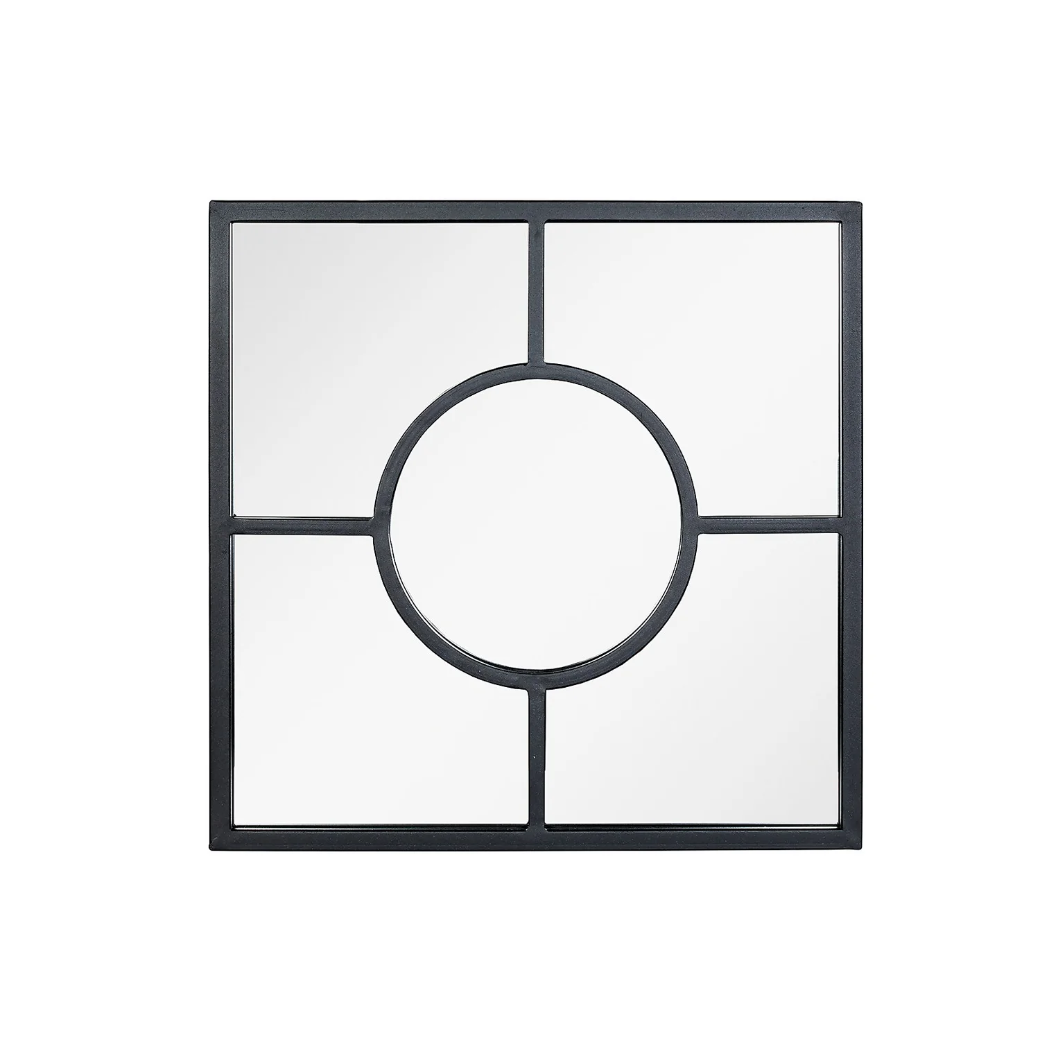 Black Square Garden Mirror 1 Black Square Garden Mirror