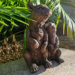 Bronze Look Squirrel Family Garden Ornament 15 Bronze Look Squirrel Family Garden Ornament -Garden Tool Store 13965954 3315014597292721