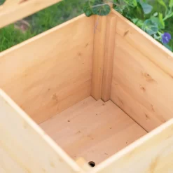 Homebase Wooden Garden Arched Trellis With Planters 12 Homebase Wooden Garden Arched Trellis With Planters -Garden Tool Store 13967032 1055014369323618