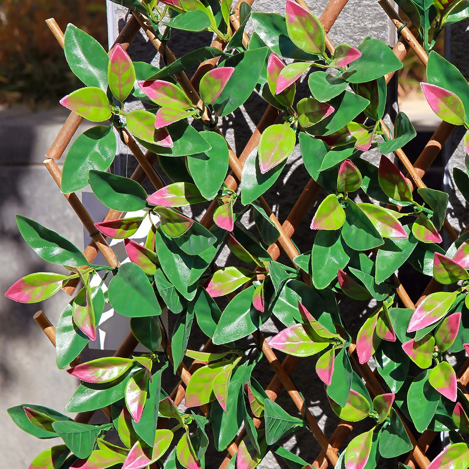 Faux Leaf Trellis 90x180cm - Red Robin 3 Faux Leaf Trellis 90x180cm - Red Robin - Image 3