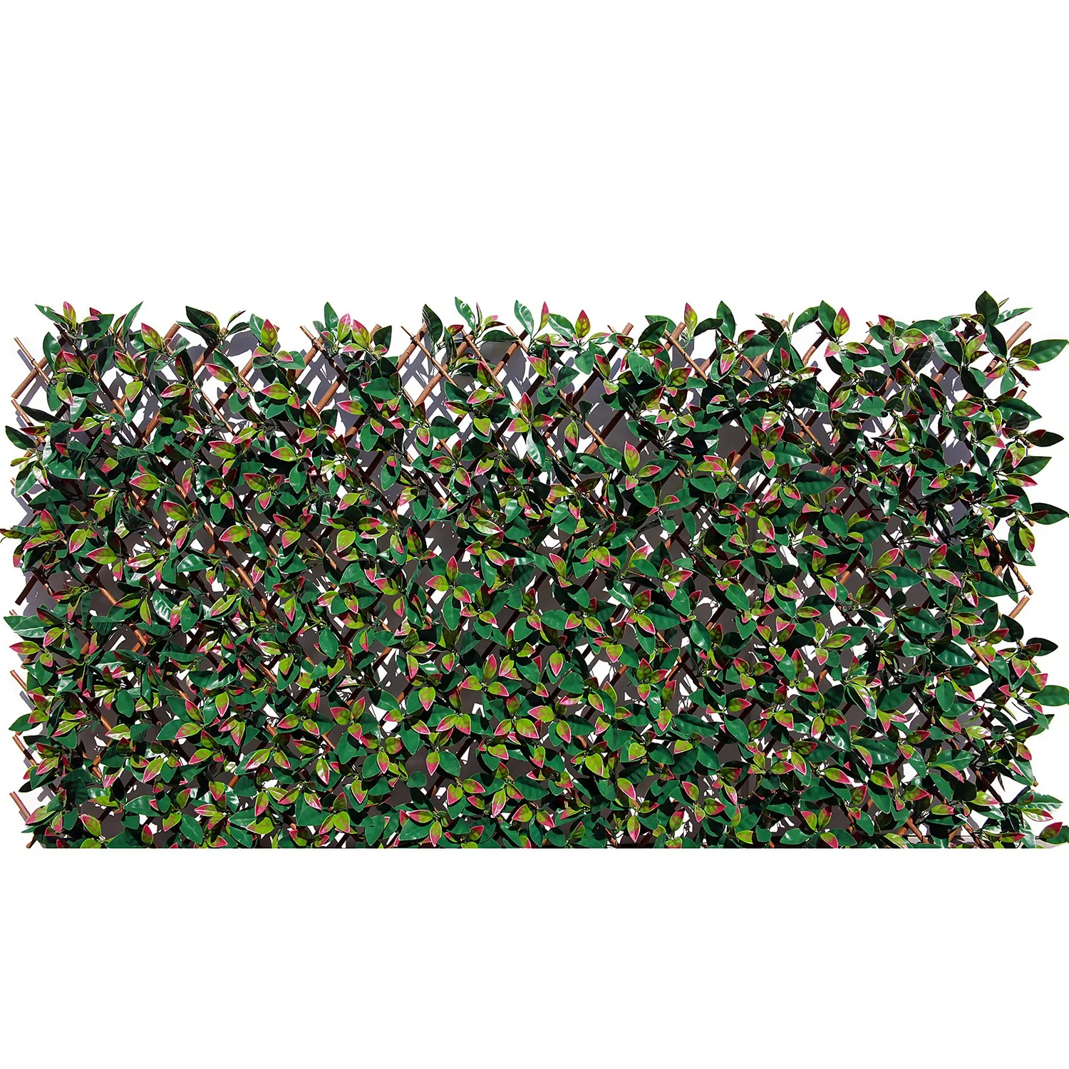 Faux Leaf Trellis 90x180cm - Red Robin 1 Faux Leaf Trellis 90x180cm - Red Robin