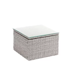 Alexandria Rattan Effect Garden Corner Sofa Set - Ash Grey 11 Alexandria Rattan Effect Garden Corner Sofa Set - Ash Grey -Garden Tool Store 13971225 7715022704506515