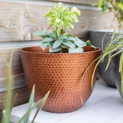 Suva Hammered Pot Copper - 31cm -Garden Tool Store 13973652 1715011805989134