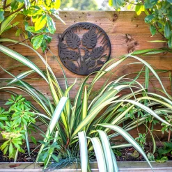 Jungle Leaf Garden Wall Art 35cm - Black 8 Jungle Leaf Garden Wall Art 35cm - Black -Garden Tool Store 13981006 3475005835433276