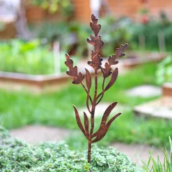 Floral Bronze Ground Stakes - 45cm (Assorted Designs) -Garden Tool Store 13981009 1025005324644489