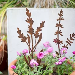 Floral Bronze Ground Stakes - 45cm (Assorted Designs) -Garden Tool Store 13981009 1475005324775952