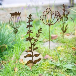 Floral Bronze Ground Stakes - 45cm (Assorted Designs) -Garden Tool Store 13981009 1965005324841214
