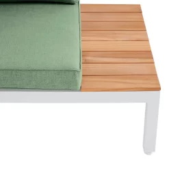 Spirit Metal Garden Corner Sofa Set - Green 9 Spirit Metal Garden Corner Sofa Set - Green -Garden Tool Store 13996531 7415055071573595