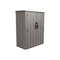 LIFETIME 1500L Vertical Storage Shed - Rough-Cut Brown