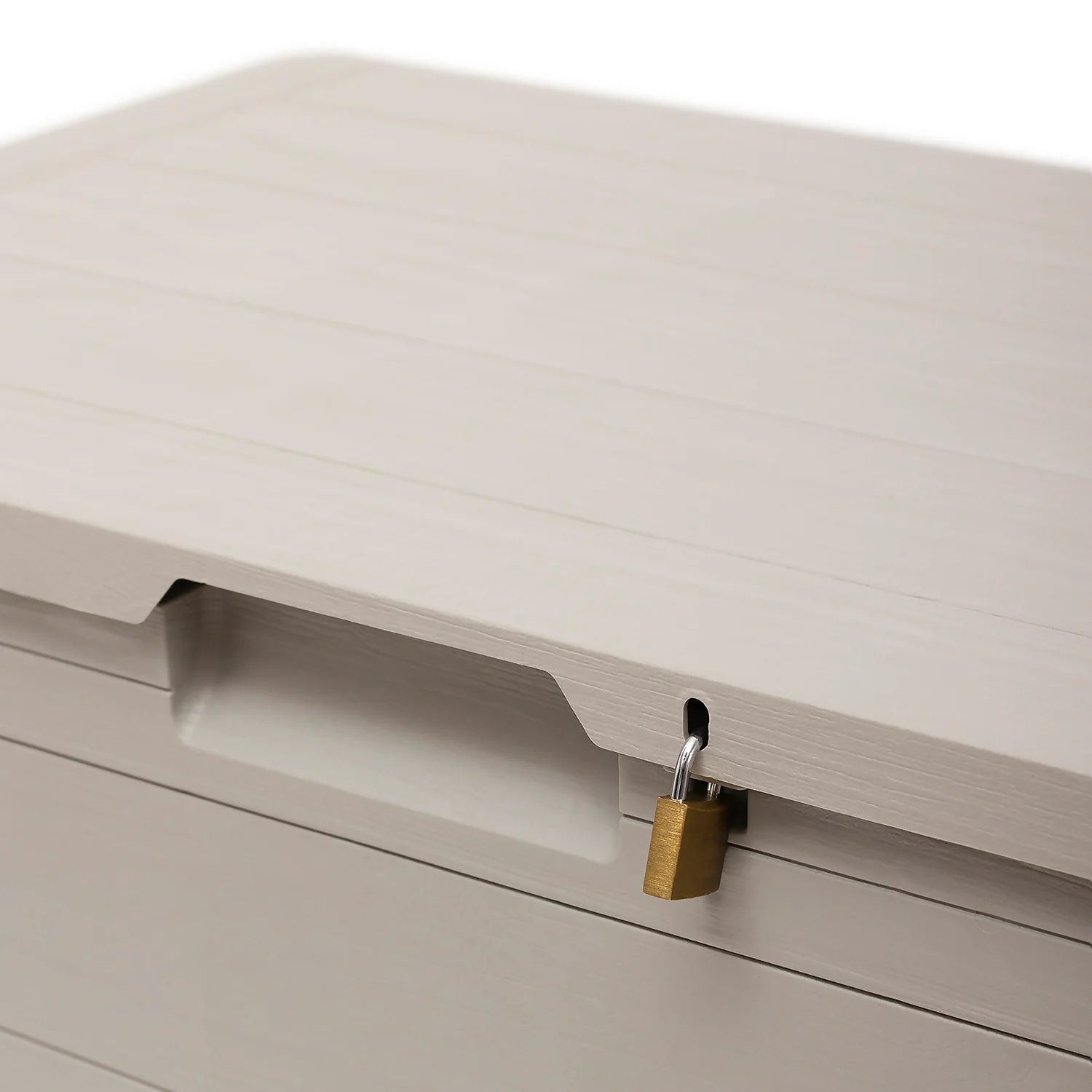 Toomax Garden Storage Box 160L - Warm Grey 4 Toomax Garden Storage Box 160L - Warm Grey - Image 4