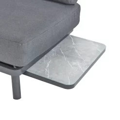 Heba Grey Metal Garden Corner Sofa Set 16 Heba Grey Metal Garden Corner Sofa Set -Garden Tool Store 14005702 2075022704696343