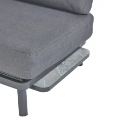 Heba Grey Metal Garden Corner Sofa Set 17 Heba Grey Metal Garden Corner Sofa Set -Garden Tool Store 14005702 4265022704746602