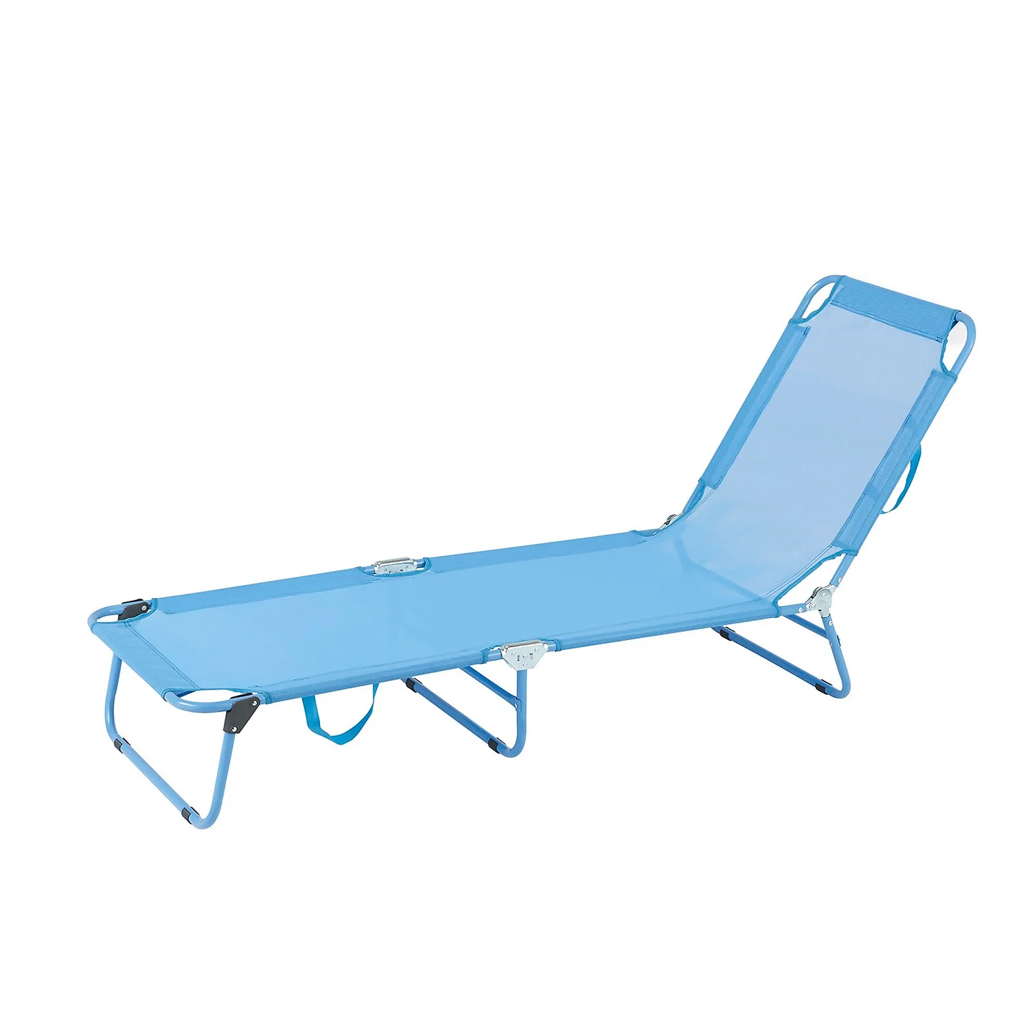 Bahari Folding Sunbed - Blue 1 Bahari Folding Sunbed - Blue