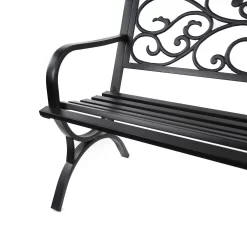 Ornate Metal Garden Bench 5 Ornate Metal Garden Bench -Garden Tool Store 14005780 3405018249598597