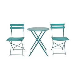 Millie Metal Bistro Set - Green 12 Millie Metal Bistro Set - Green -Garden Tool Store 14005782 6135018249521962