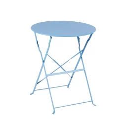 Millie Metal Bistro Set - Blue -Garden Tool Store 14005783 1995022384428895