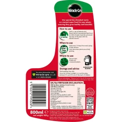 Miracle-Gro Rose & Shrub Concentrated Liquid Plant Food 800ml -Garden Tool Store 14014514 2095034803271522