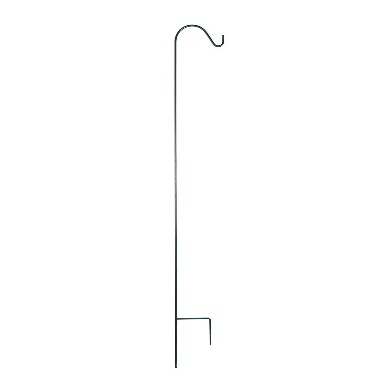 Single Shepherd Garden Hook 84 Inch - Black 1 Single Shepherd Garden Hook 84 Inch - Black