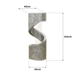Stylish Fountain Spiral Showers Water Feature With LEDs 5 Stylish Fountain Spiral Showers Water Feature With LEDs -Garden Tool Store 14519354 4325047822566918
