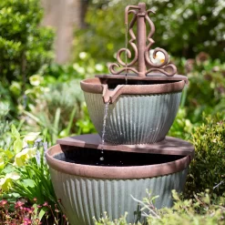 Stylish Fountain Irondale Pours Water Feature 12 Stylish Fountain Irondale Pours Water Feature -Garden Tool Store 14519355 1085050878502974