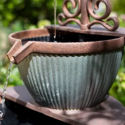 Stylish Fountain Irondale Pours Water Feature 13 Stylish Fountain Irondale Pours Water Feature -Garden Tool Store 14519355 1825050878547047