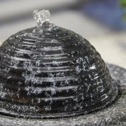 Stylish Fountain Dappled Column Water Feature -Garden Tool Store 14519357 1285047822606881