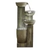 Stylish Fountain Ash Columns Water Feature With LEDs