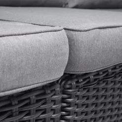 Keter California 2 Seater Outdoor Balcony Garden Furniture Chaise Lounge - Graphite With Grey Cushions 11 Keter California 2 Seater Outdoor Balcony Garden Furniture Chaise Lounge - Graphite With Grey Cushions -Garden Tool Store 14539590 8855041802353971